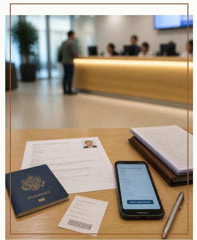 Запись в визовый центр в Красногорске для подачи документов