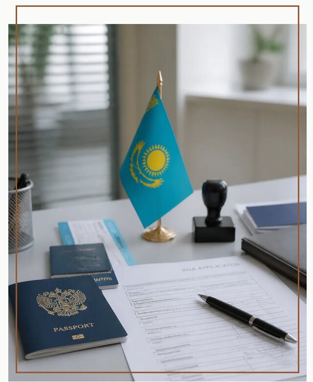 Оформление визы в Казахстан для поездки и работы в Красногорске